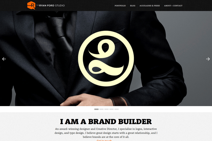 The Ryan Ford Studio website preview